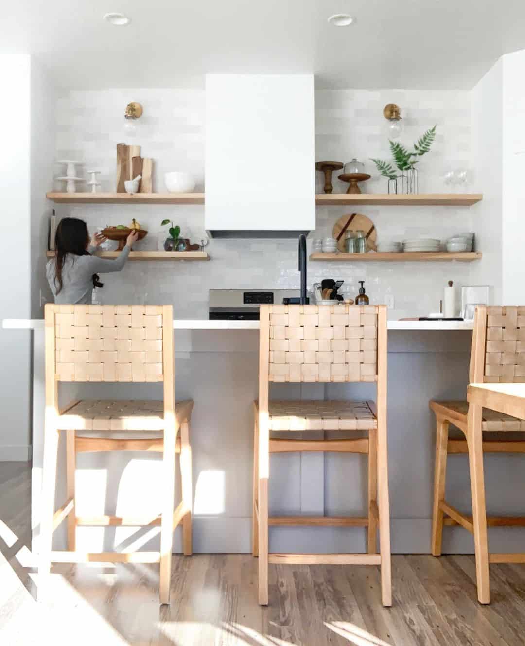 White-and-Wooden Themed Kitchen - Soul & Lane