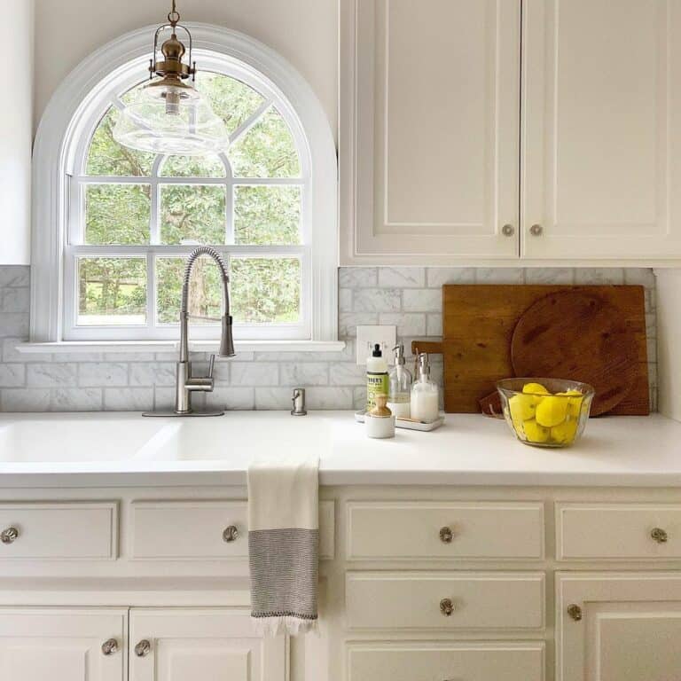 Arched Over the Sink Window