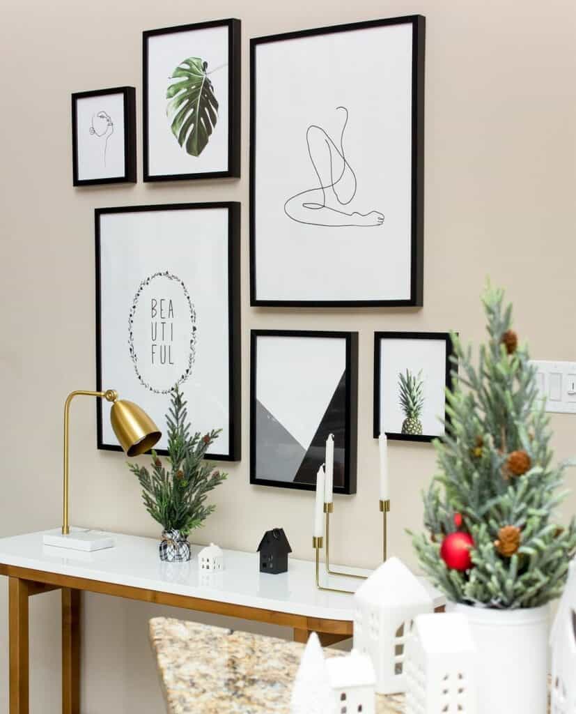 29 Simple And Elegant Black And White Wall Décor Ideas