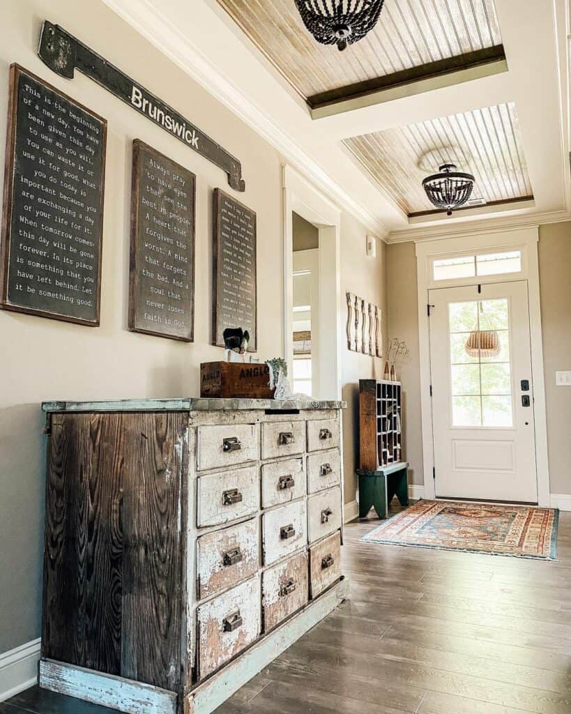 Black Beaded Chandelier Entryway Light Fixtures