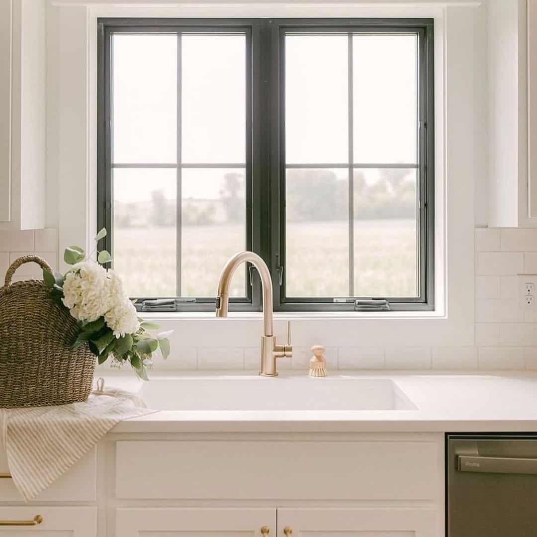 Black Paned Pop Out Kitchen Windows Soul & Lane