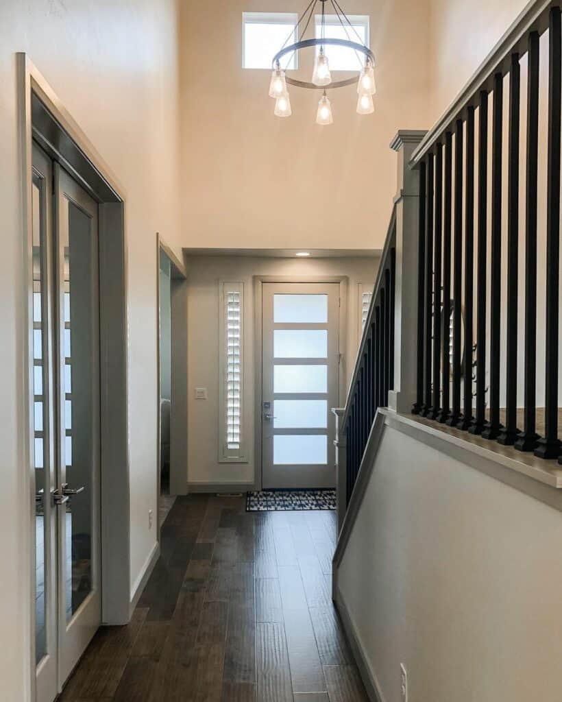 Black Round Chandelier Entryway Lighting Soul & Lane