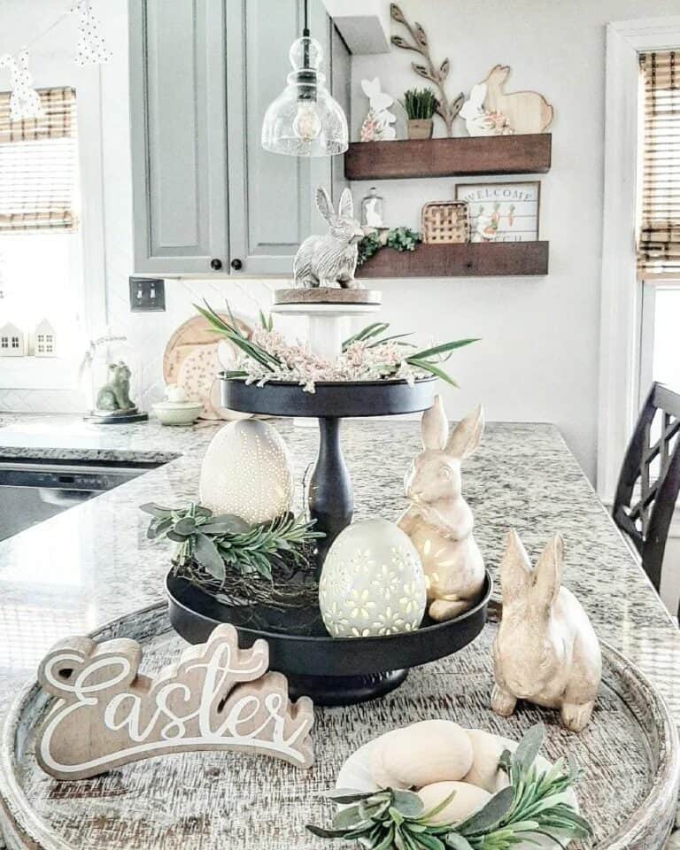 Simple and Beautiful Easter Decor For Your Kitchen