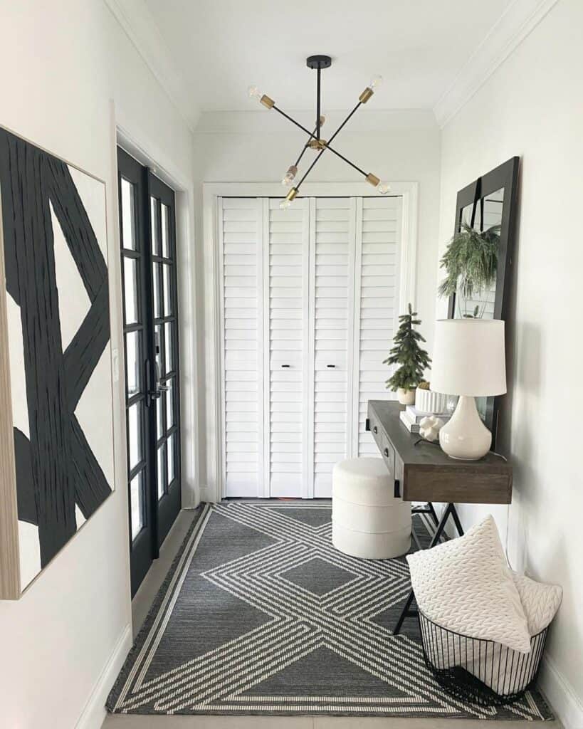 Black and White Foyer Ideas Soul & Lane