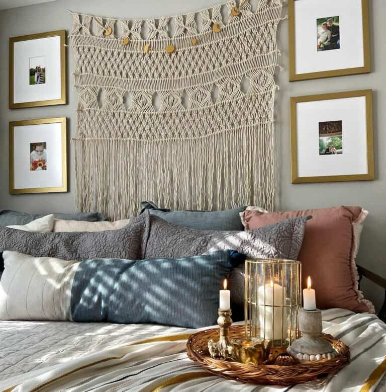 Boho-inspired Bedroom With Macramé Décor