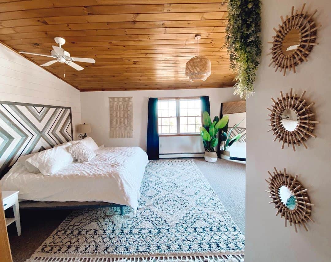 Boho-inspired Décor for a Farmhouse Master Bedroom - Soul & Lane