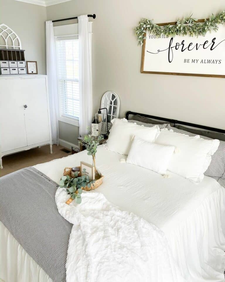 Bright White Bedroom