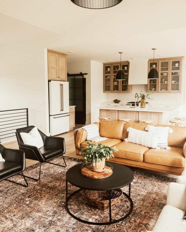 Brown Living Room Design Inspiration