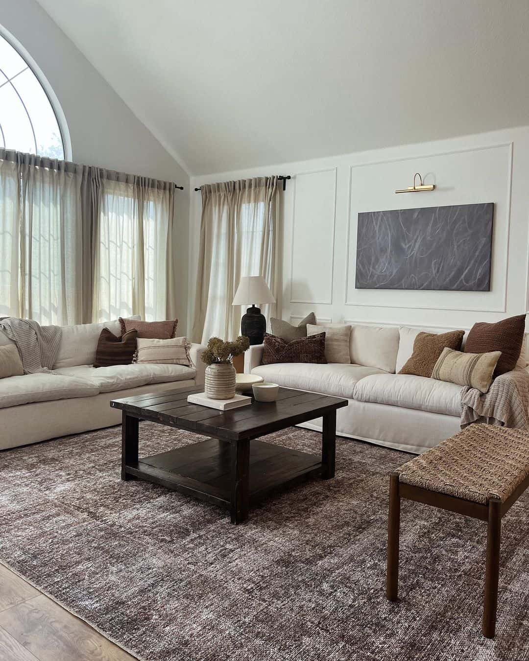 Brown and Gray Living Room D&eacute;cor - Soul & Lane