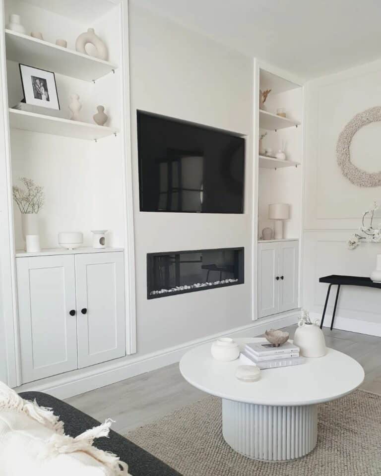 Builtin TV Wall Ideas for a Modern Living Room Soul & Lane