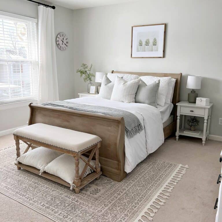 Calming Gray Bedroom