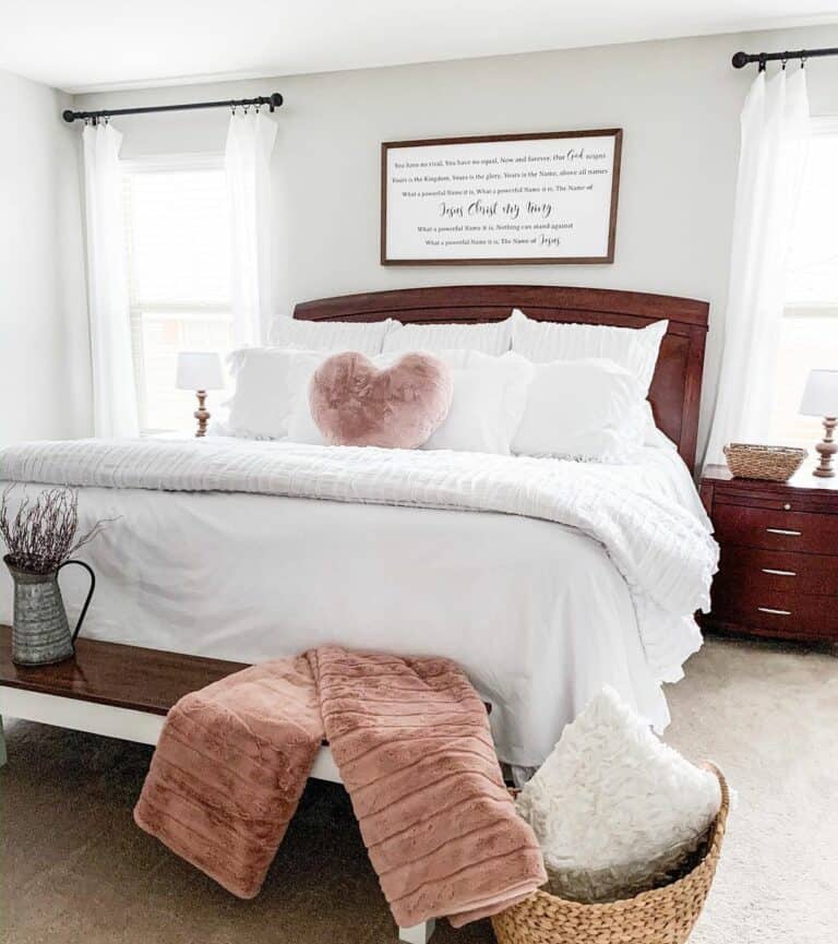 Cherry Elegance Master Bedroom
