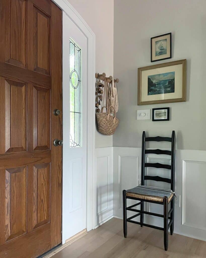 Classic Entryway With Gallery Wall