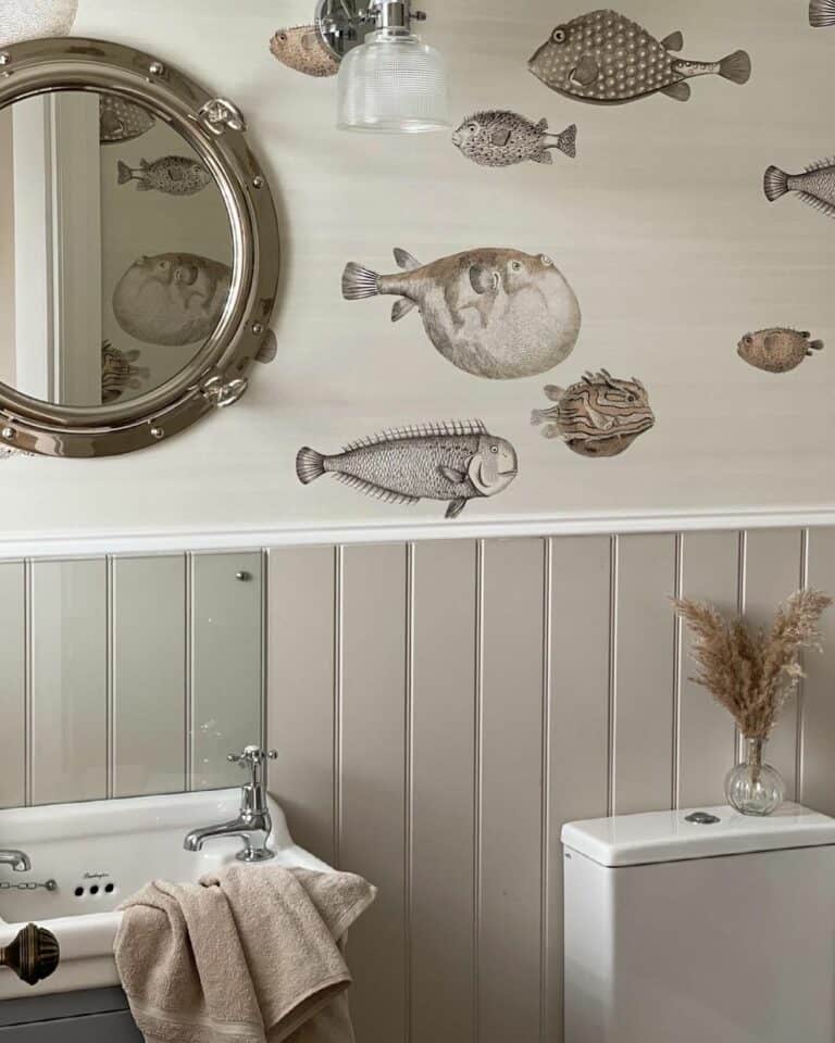 Coastal Bathroom Wallpaper Ideas - Soul & Lane