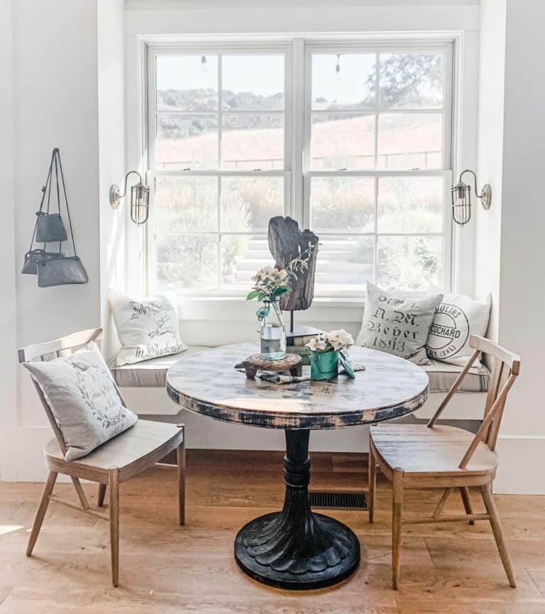 Cozy Farmhouse Window Seat