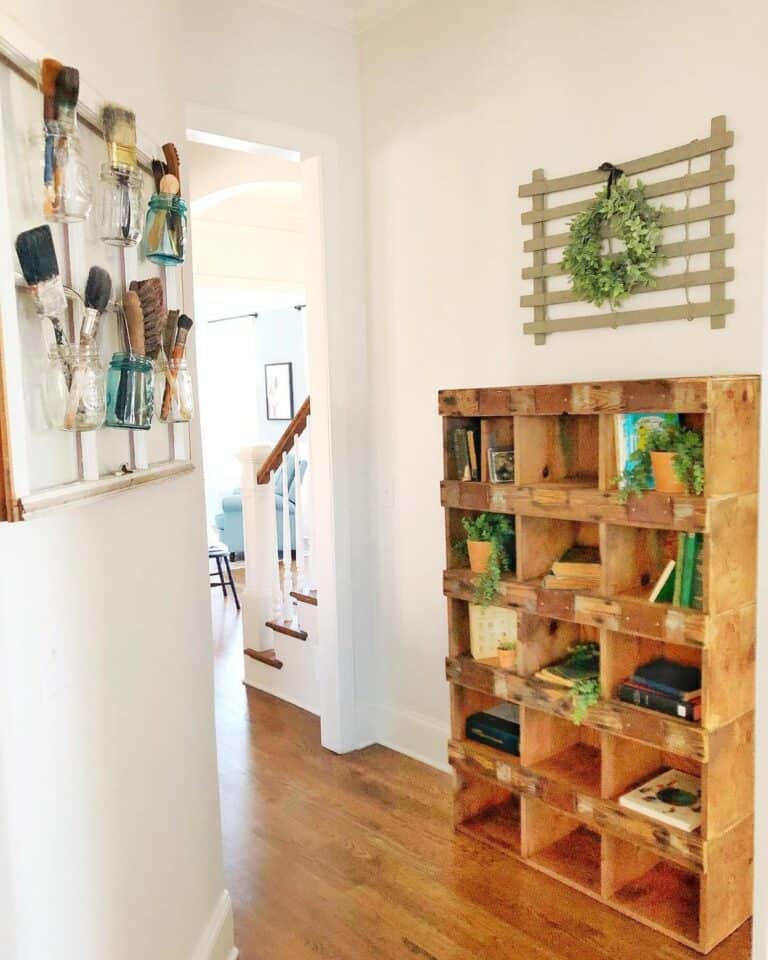 Cozy Hallway With Thrifted Details