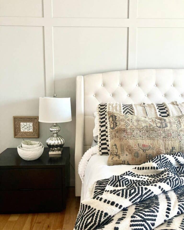 Cream Headboard With Southwestern Bedding Soul & Lane