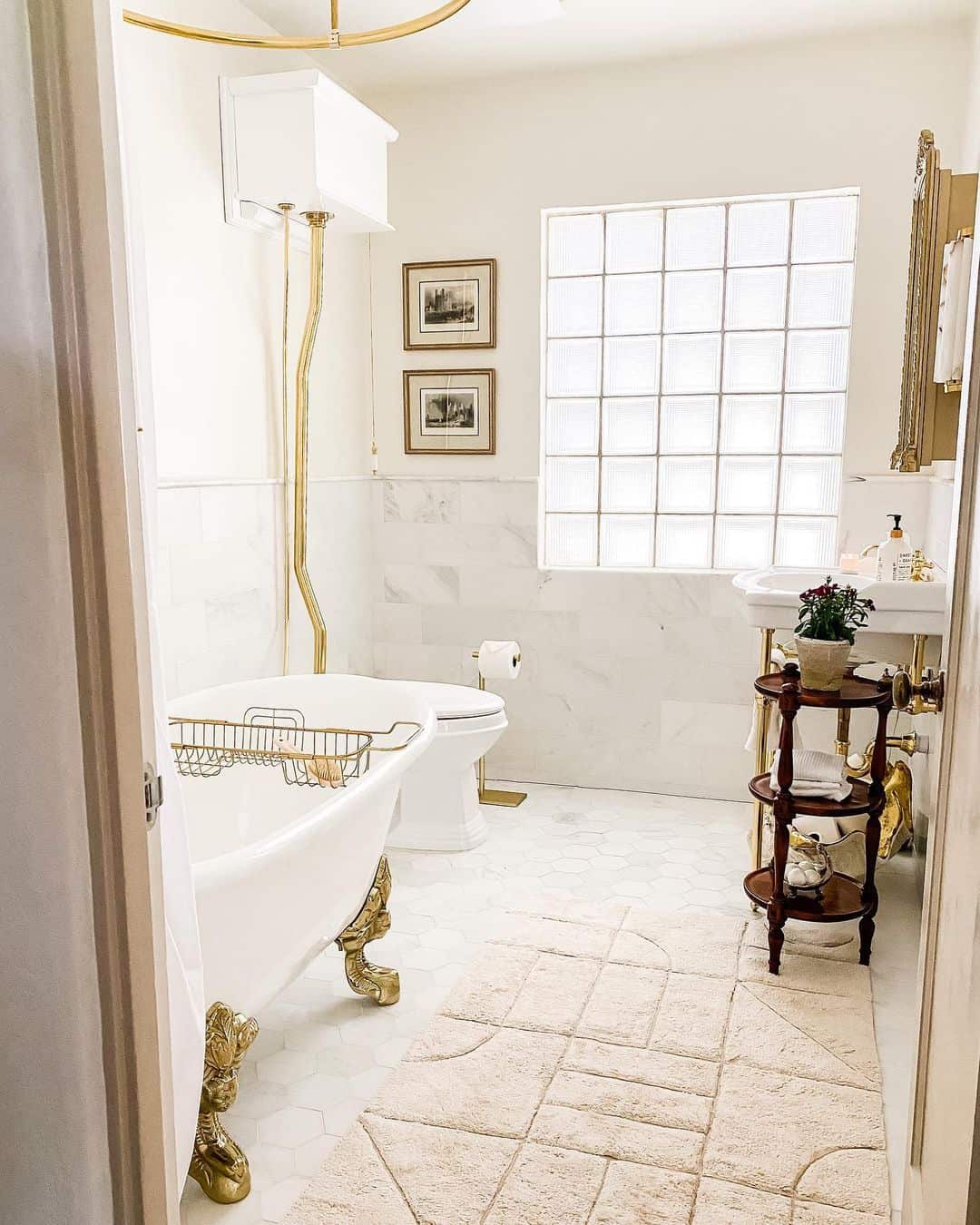 Cream and Gold Bathroom Inspiration Soul & Lane