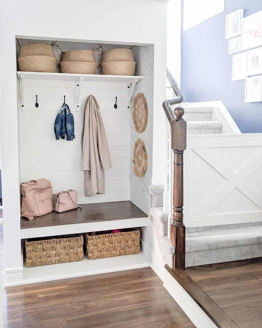 Creating a Mudroom With a Builtin Entry Storage Nook Soul & Lane