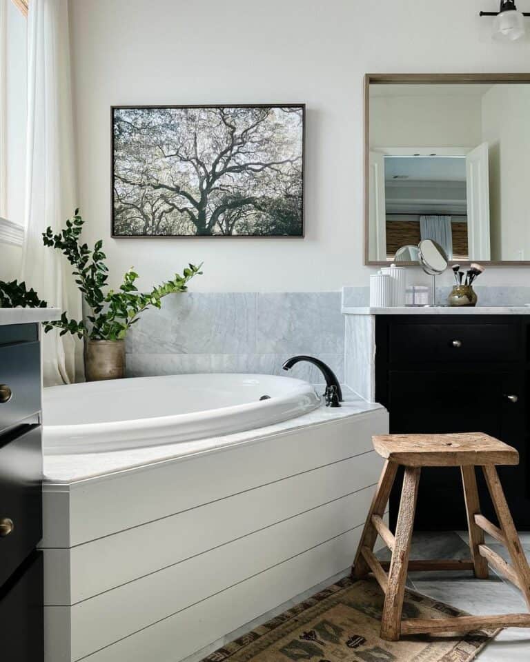 Curated Bathroom Décor