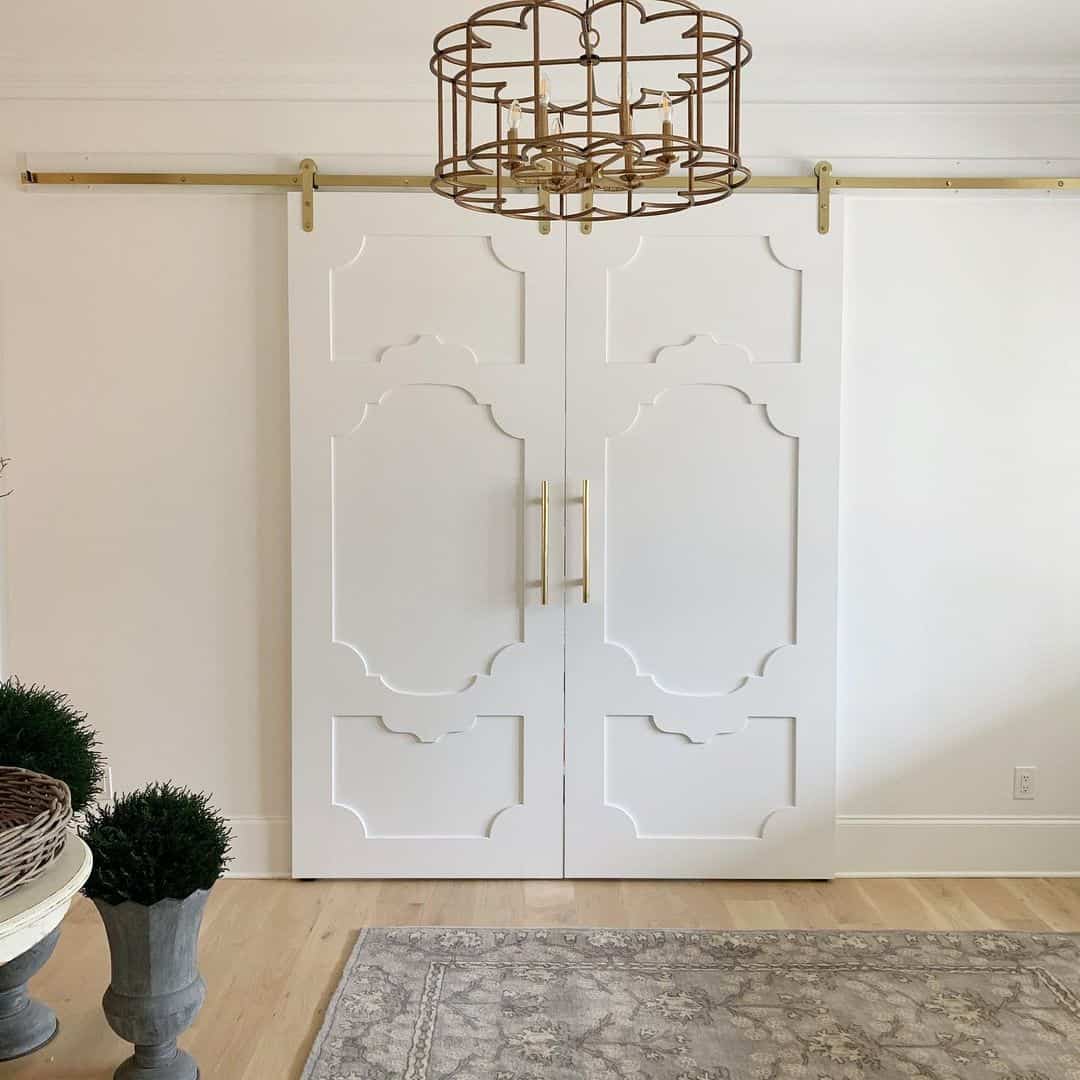 Custom Doors With Gold Hardware Soul & Lane