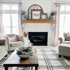 Cute Living Room Ideas for Quaint Farmhouse