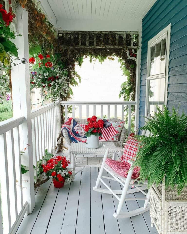 Delightful French Country-inspired Porch Décor