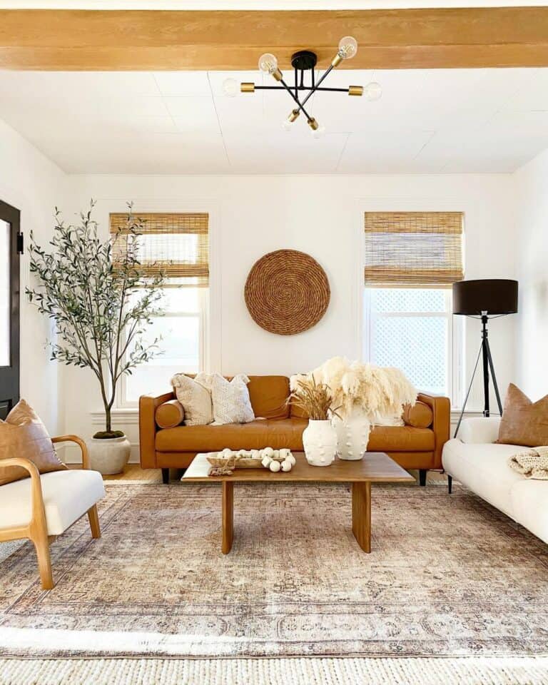 Design Ideas for a Beachy Boho Living Room