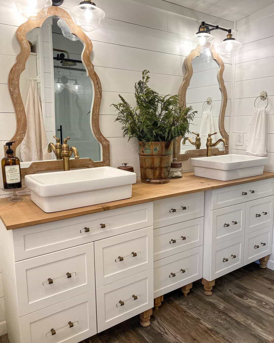 Drawers Below Wooden Vanity Top Soul & Lane