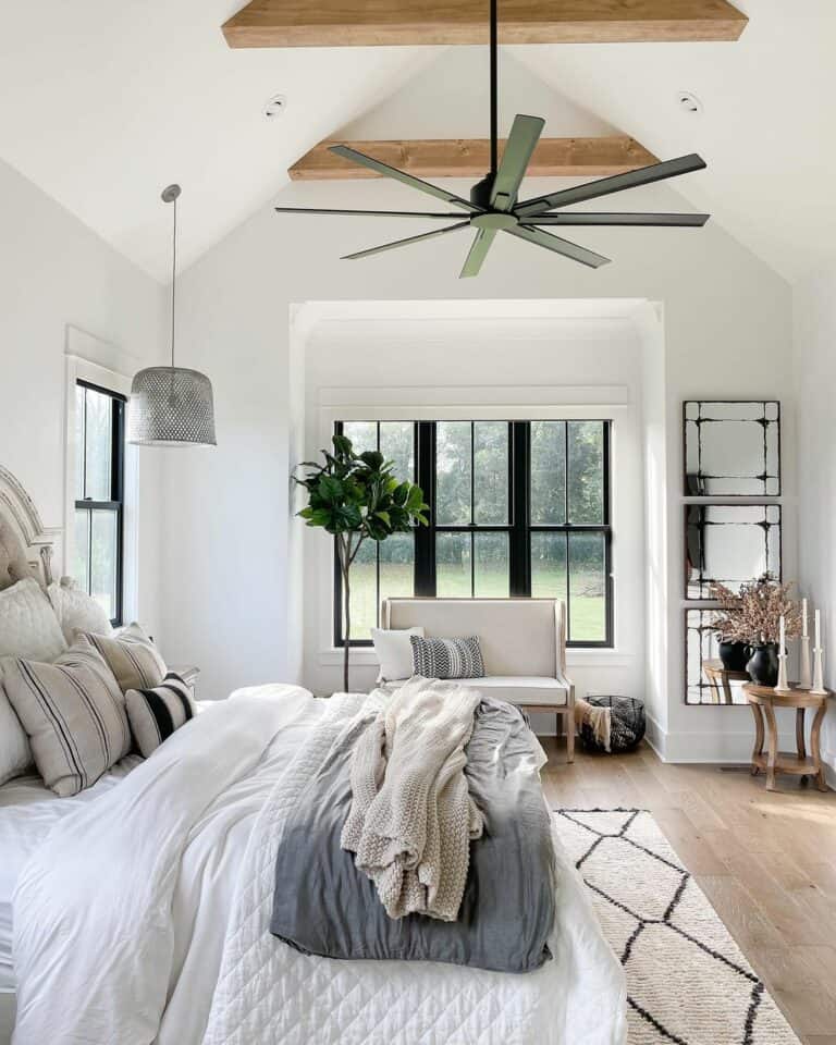 Easy Bedside Pendant Lights for a Sloped Ceiling