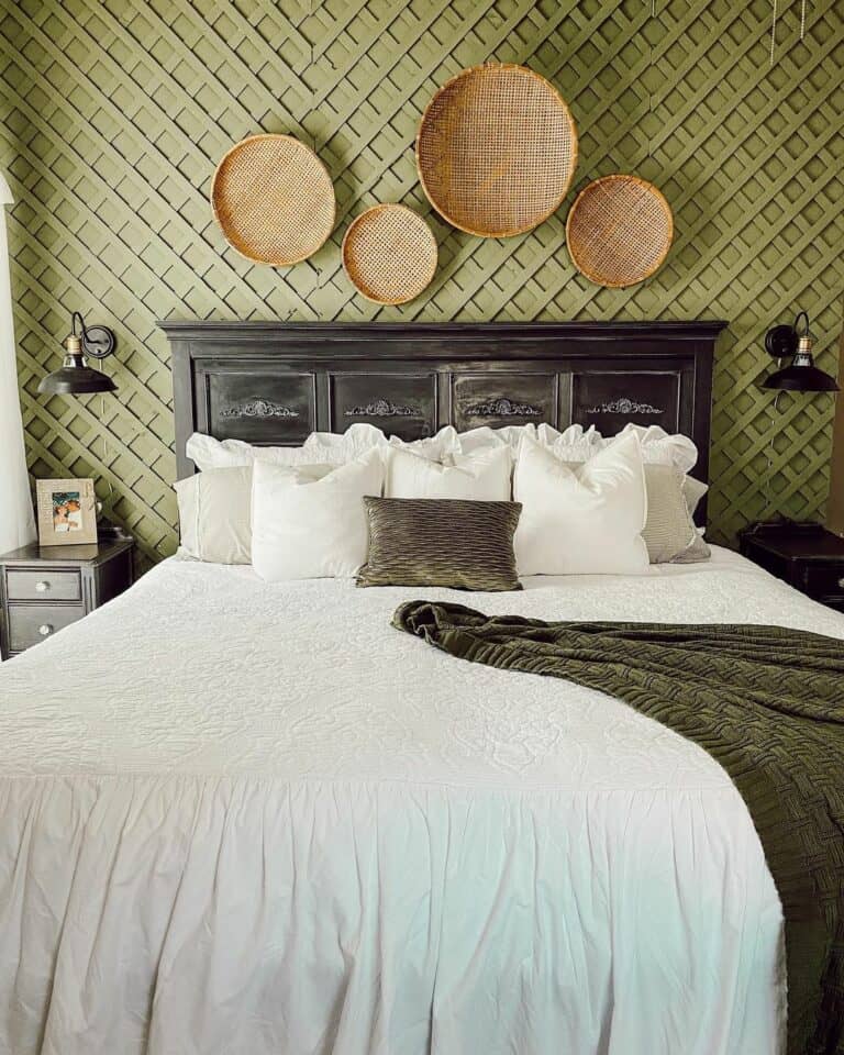 Eclectic Green Master Suite