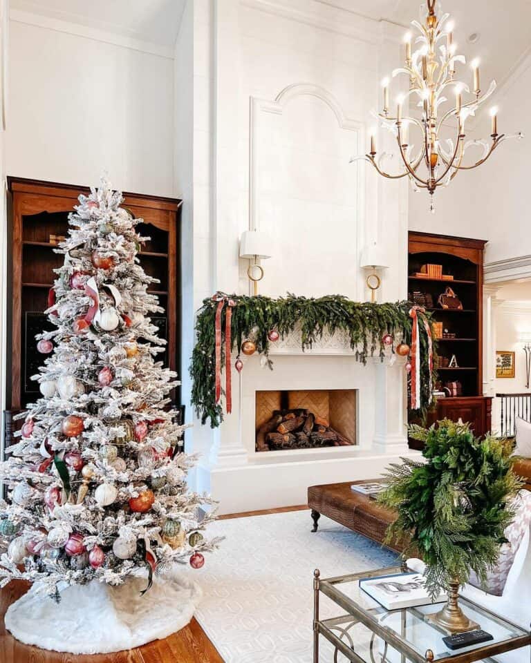Elegant Christmas Living Room