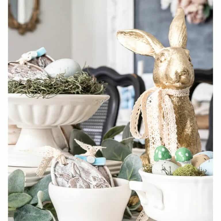 Elegant Nature-inspired Easter Table Décor