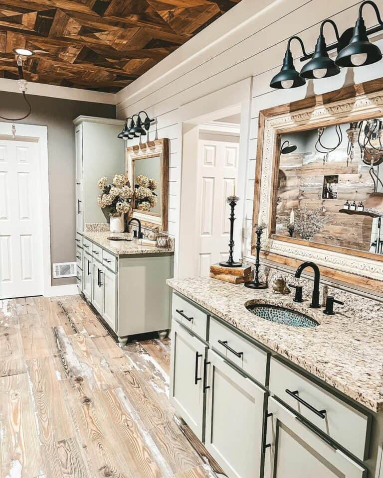 Exquisite Master Bathroom Ideas With Double Vanity Sinks