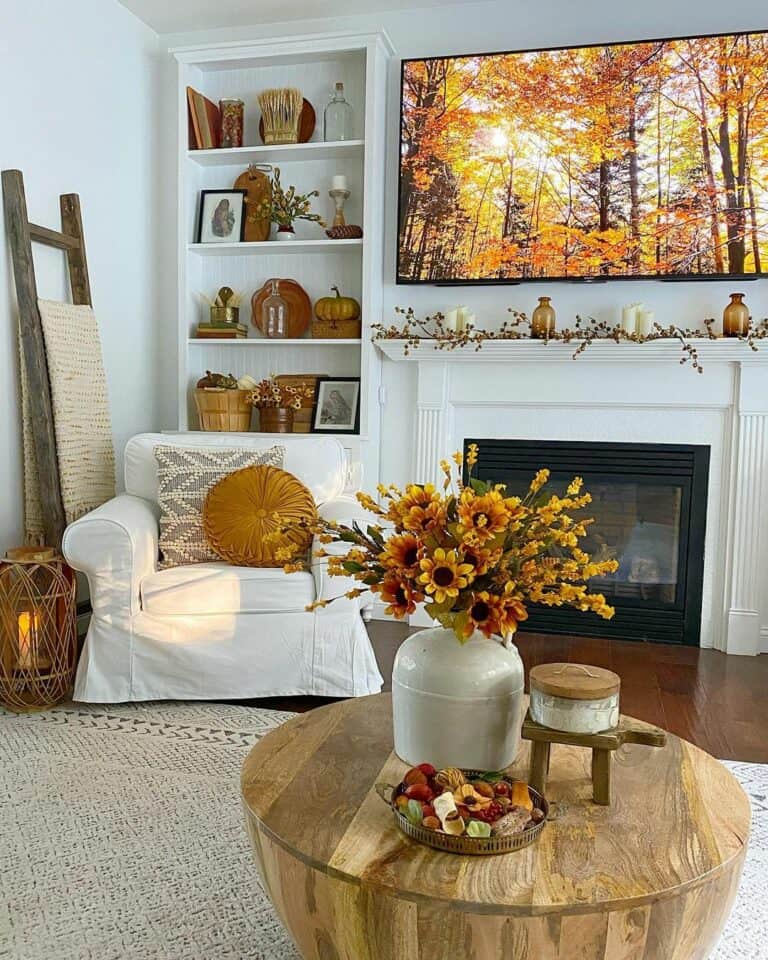 Fall-inspired Living Room