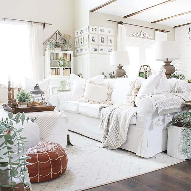 Farmhouse Boho Chic Living Room