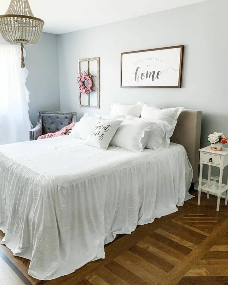 Farmhouse-inspired Master Bedroom