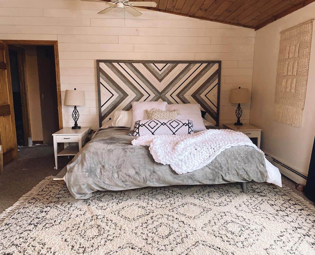 Feature Headboard and Moroccan Rug - Soul & Lane