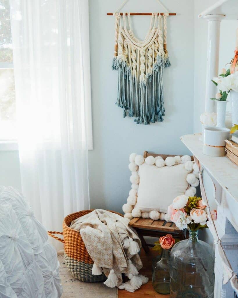 Feminine Boho Bedroom Design