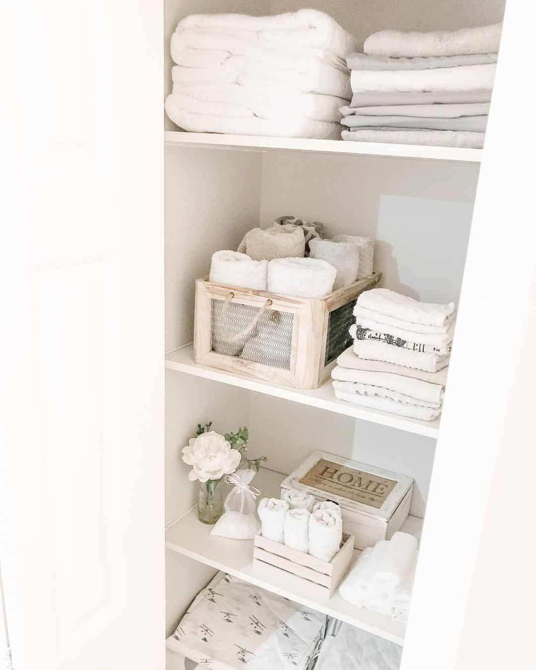 12 Bathroom Closet Ideas For A ClutterFree Space
