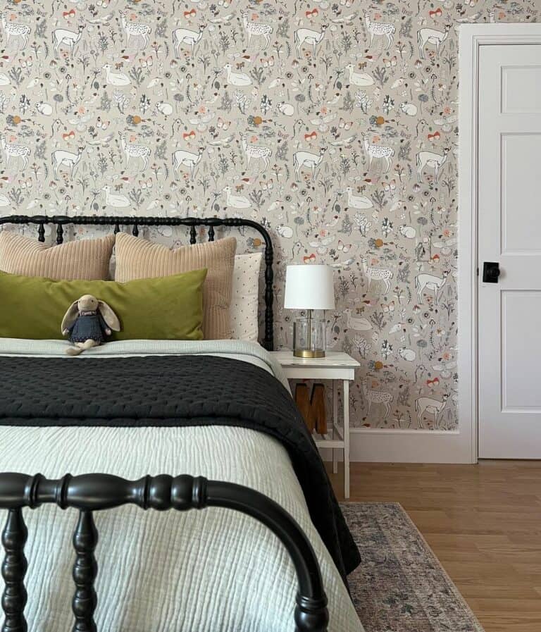 Feminine Woodland Wallpaper Inspiration