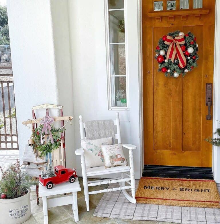 Festive Front Porch