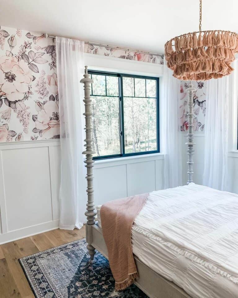 Floral Bedroom Wallpaper Ideas for a Girl