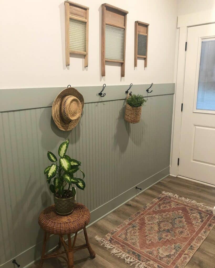 Foyer With Farmhouse-style Aesthetic