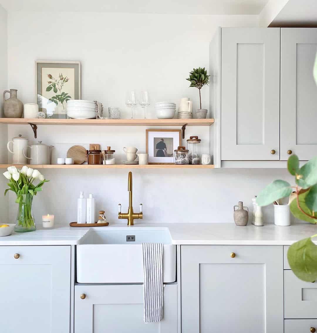 Functional Shelving Above the Sink - Soul & Lane