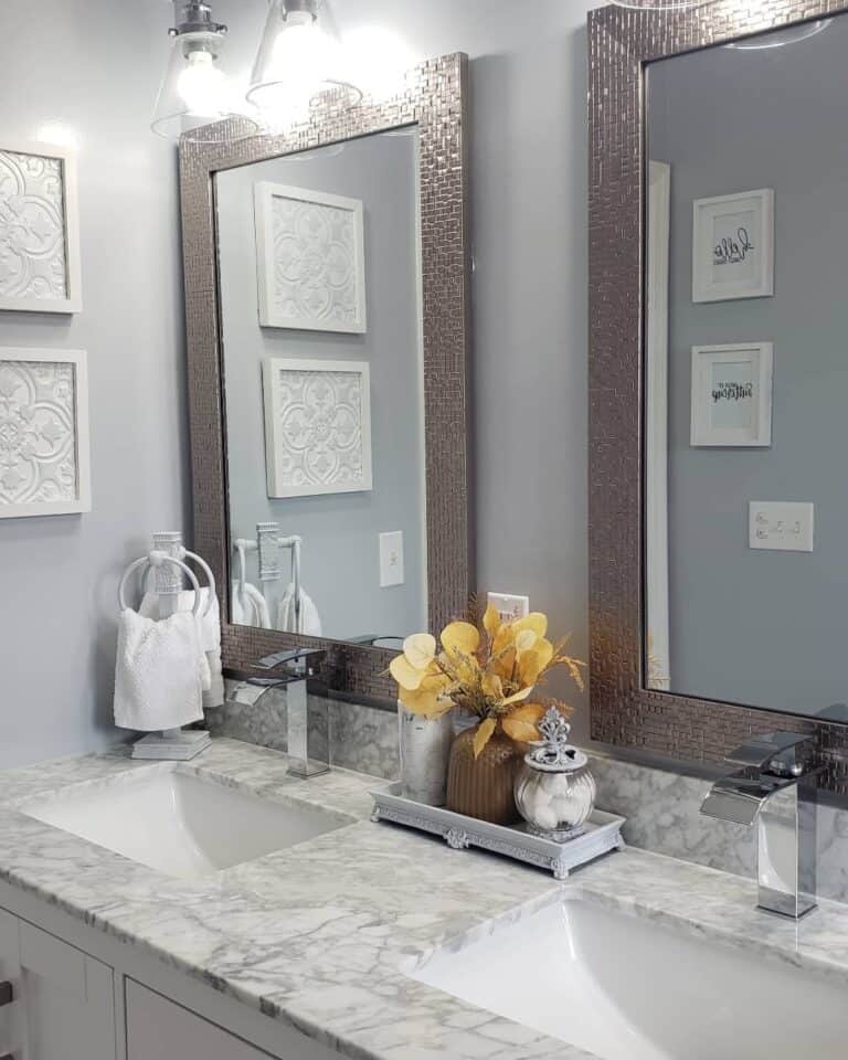 Glamorous His and Hers Sinks