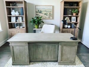 Gray Home Office Desk Ideas