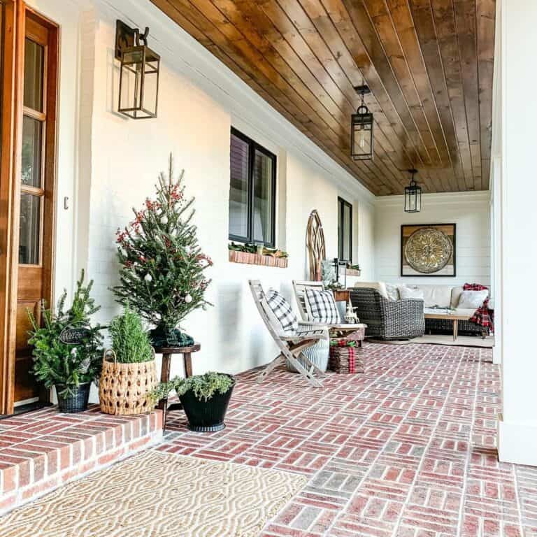 Inviting and Warm Mediterranean Terrace