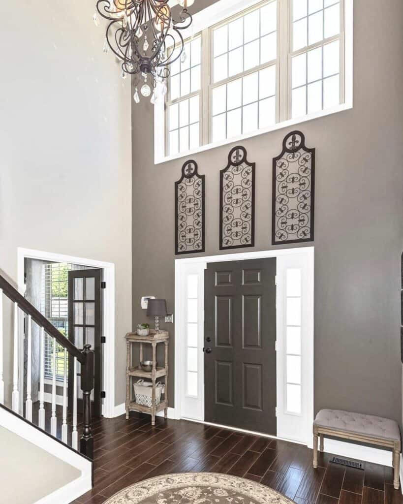 Iron Filigree Décor Over Front Door Soul & Lane