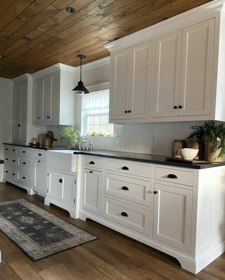 Kitchen Cabinet Upgrade With White Dove by Benjamin Moore
